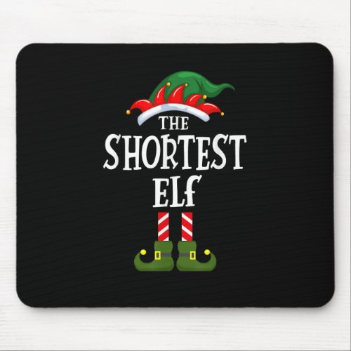 The Shortest Elf Family Matching Group Christmas P Mouse Pad