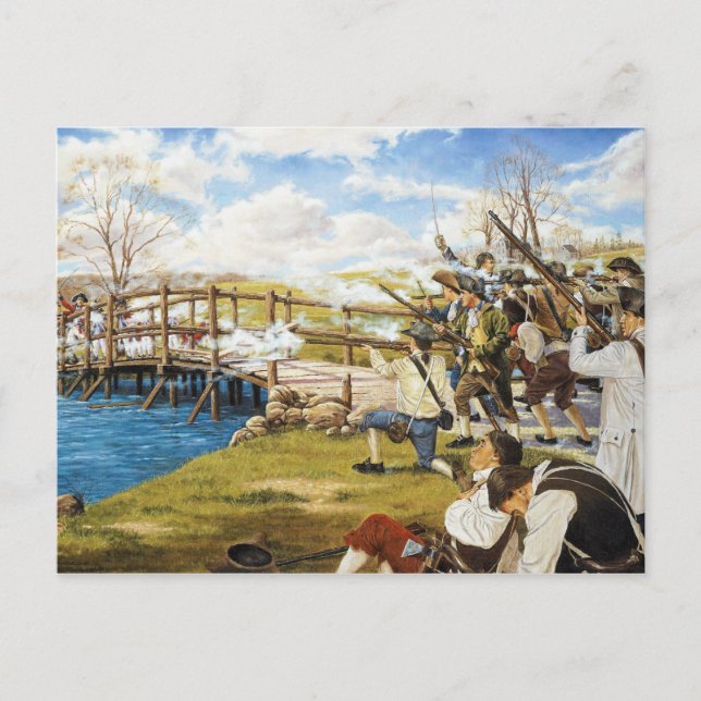 The Shot Heard 'Round the World Domenick D'Andrea Postcard (Front)