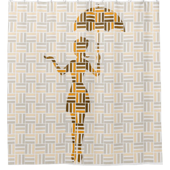 The Shower:  Umbrella in the Shower Curtain (Front)