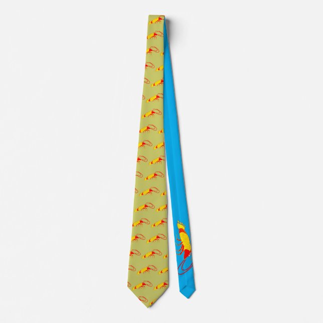 The shrimp 2 neck tie (Front)
