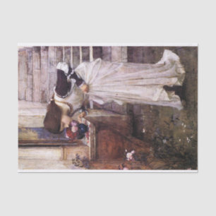 The Shrine, by John William Waterhouse - 1895 Tissue Paper