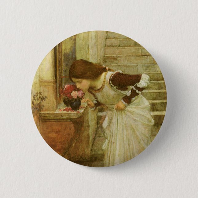 The Shrine by John William Waterhouse Button (Front)