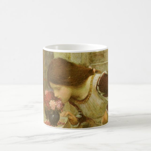 The Shrine by John William Waterhouse Coffee Mug (Center)