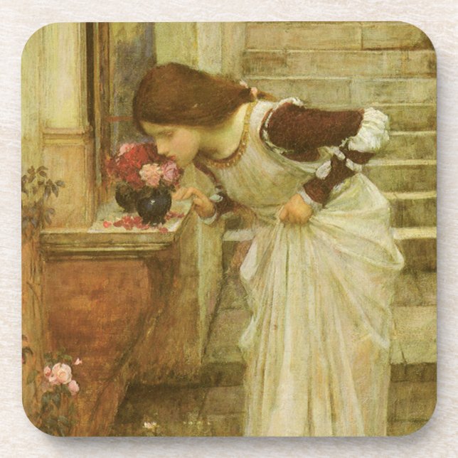 The Shrine by John William Waterhouse Drink Coaster (Front)