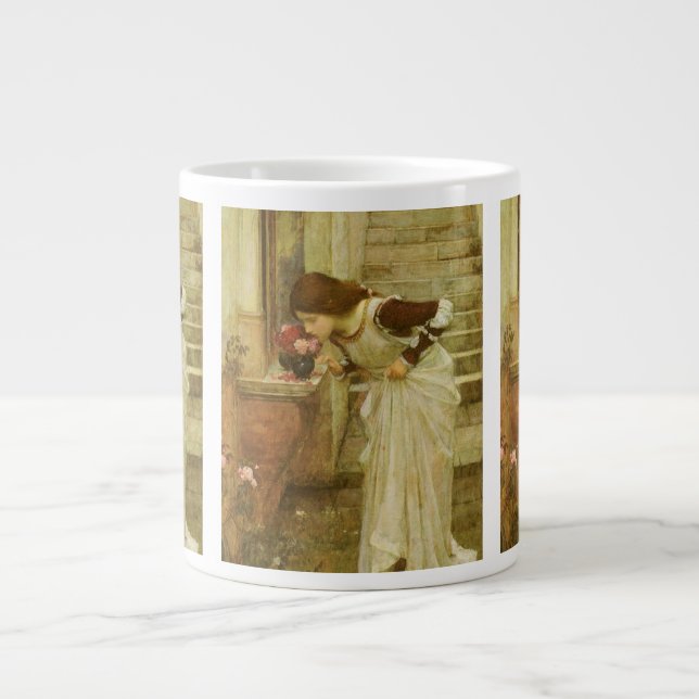 The Shrine by John William Waterhouse Giant Coffee Mug (Front)