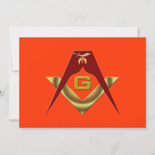 The Shrine, The Freemason Invitation (Front)