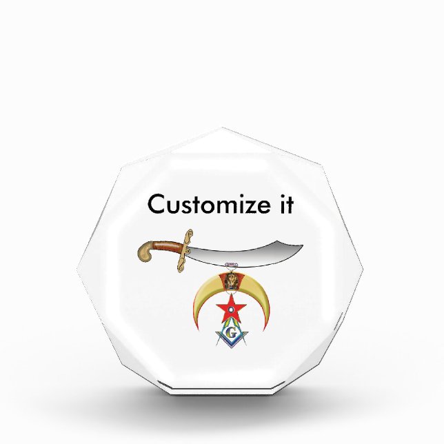 The Shriners award (Front)