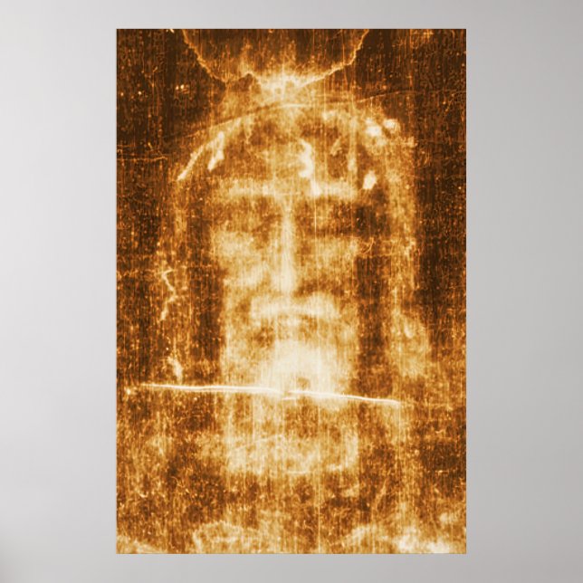 The Shroud of Turin Holy Face of Jesus Poster (Front)