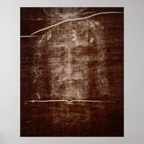 The Shroud of Turin Holy Face of Jesus Poster