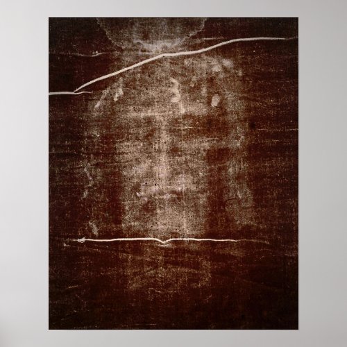 The Shroud of Turin Holy Face of Jesus Poster