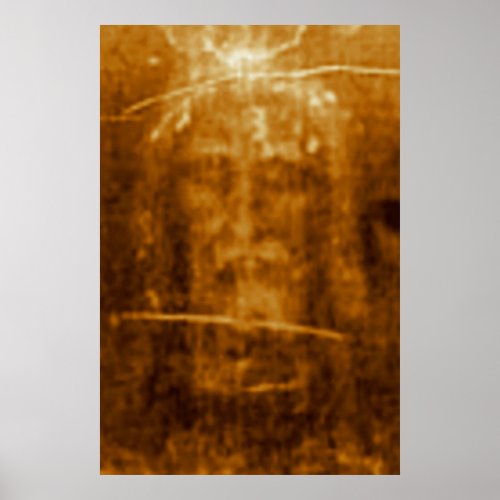 The Shroud of Turin Holy Face of Jesus Poster
