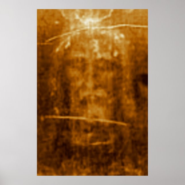 The Shroud of Turin Holy Face of Jesus Poster (Front)
