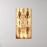 The Shroud Of Turin Stretched Canvas at Zazzle