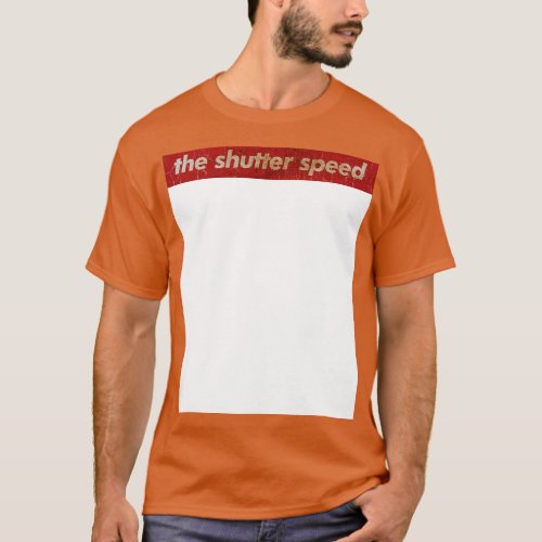 THE SHUTTER SPEED SIMPLE RED VINTAGE T_Shirt