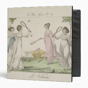 The Shuttlecock, plate 11 from 'Le Bon Genre', 180 3 Ring Binder