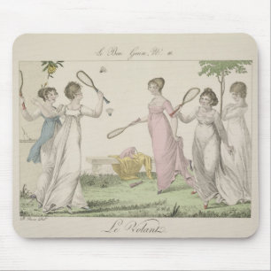 The Shuttlecock, plate 11 from 'Le Bon Genre', 180 Mouse Pad
