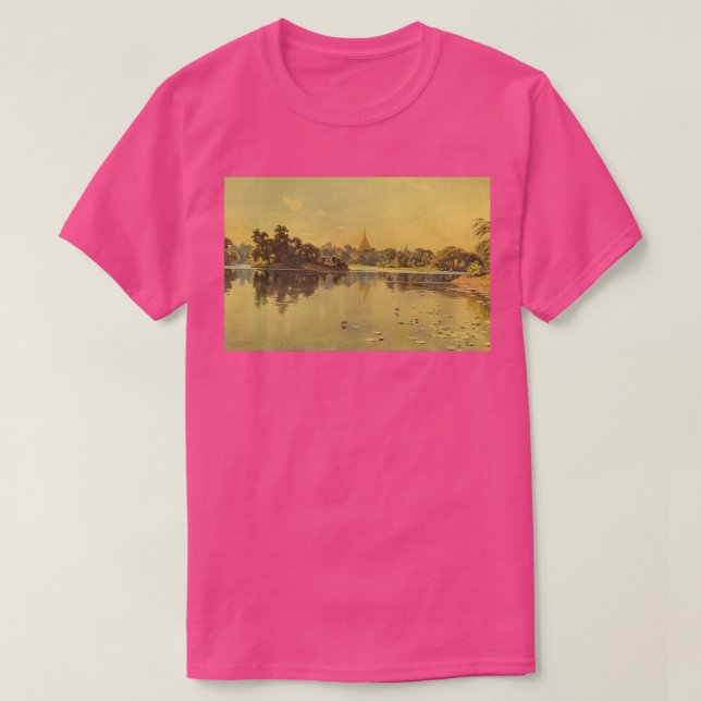 The Shwe Dagon Shwedagon Pagoda from Dalhousie Par T-Shirt (Design Front)