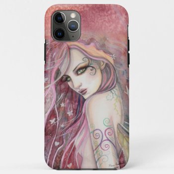 The Shy Flirt Fairy Fantasy Art By Molly Harrison Iphone 11 Pro Max Case by robmolily at Zazzle