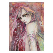 The Shy Flirt Modern Fairy Fantasy Art (Front)