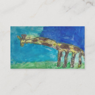The Shy Giraffe Business Card