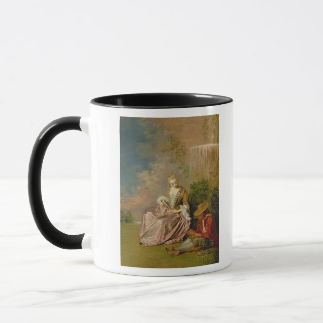 The Shy Lover, 1718 Mug (Left)