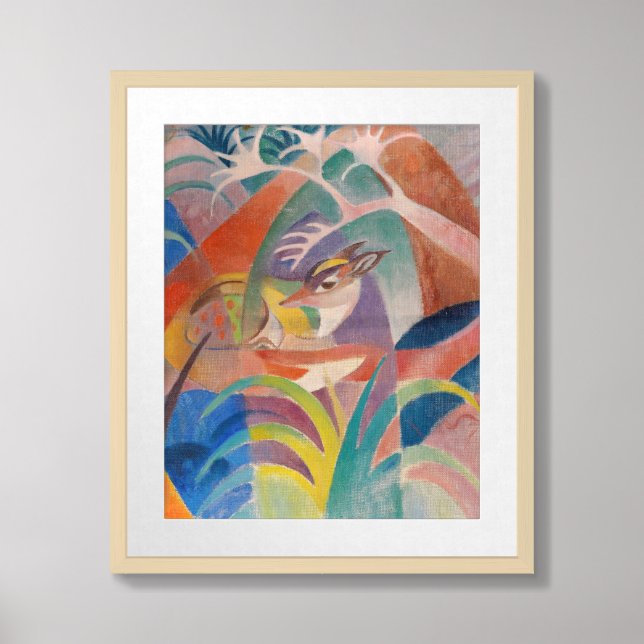 The Sick Fox | Jean Bloé Niestlé Framed Art (Framed Front)