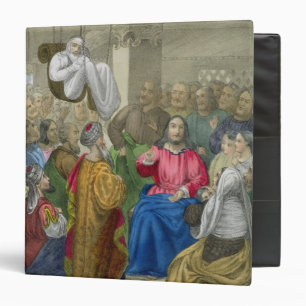 The Sick of the Palsy Brought to Christ by his Fri 3 Ring Binder