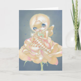 "The Sick Rose" Greeting Card