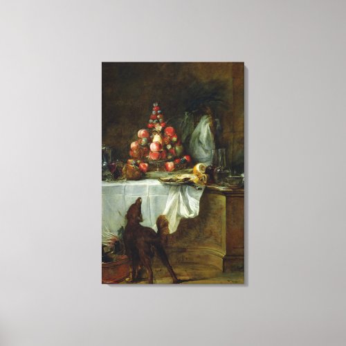 The Sideboard 1728 Canvas Print