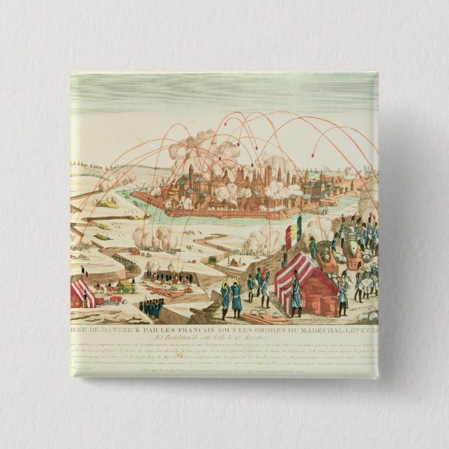 The Siege of Danzig Button (Front)