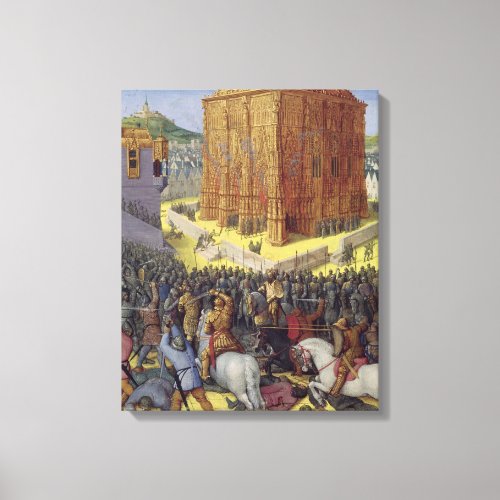 The Siege of Jerusalem by Nebuchadnezzar Canvas Print