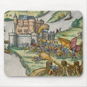 The Siege of Louvain and the Heroism of Harman Reu Mouse Pad