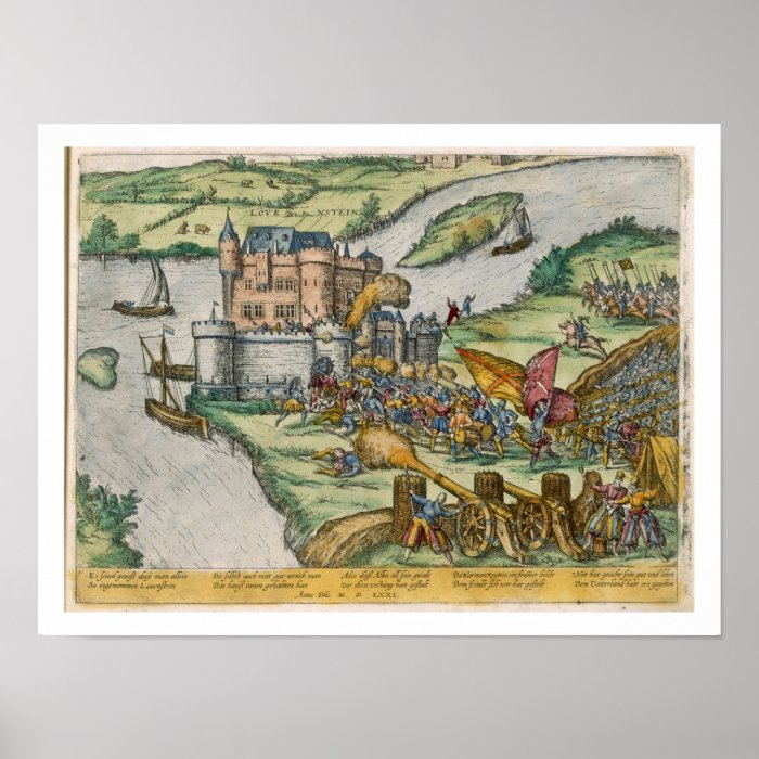 The Siege of Louvain and the Heroism of Harman Reu Print