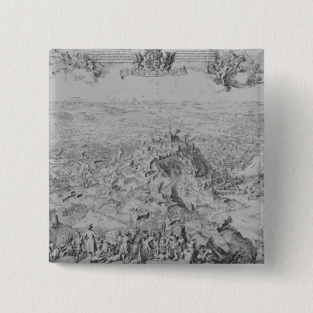 The Siege of Namur, 1695 Pinback Button (Front)
