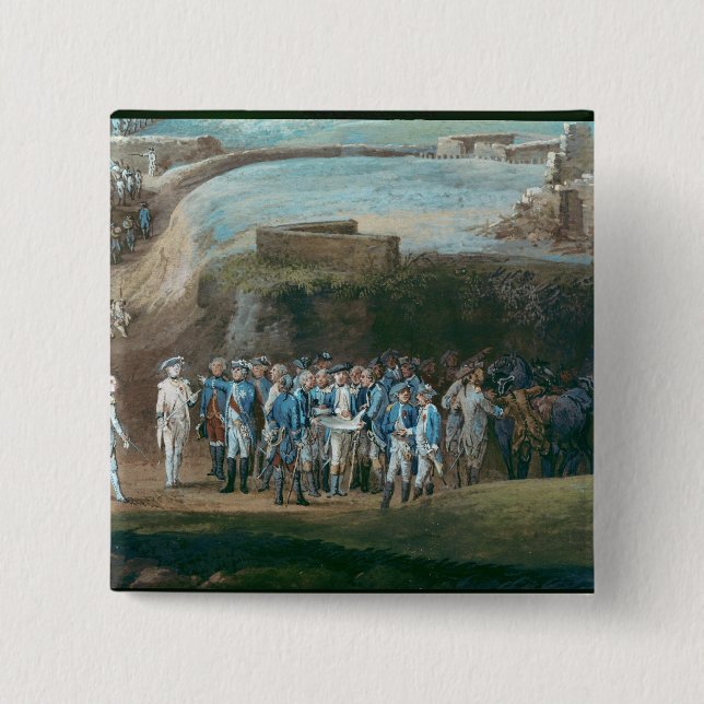 The Siege of Yorktown Button (Front)