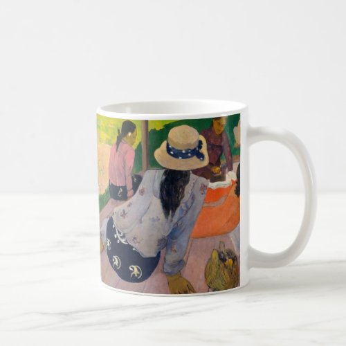 The Siesta by Paul Gauguin Tahitian Women Tahiti Coffee Mug