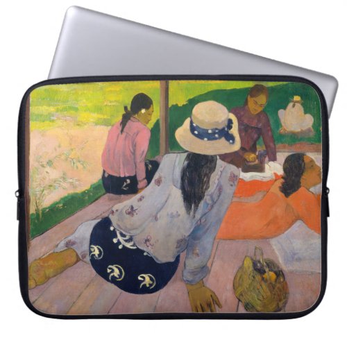 The Siesta by Paul Gauguin Tahitian Women Tahiti Laptop Sleeve