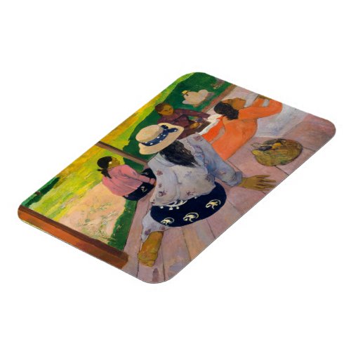 The Siesta by Paul Gauguin Tahitian Women Tahiti Magnet