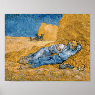 The Siesta by Van Gogh Poster