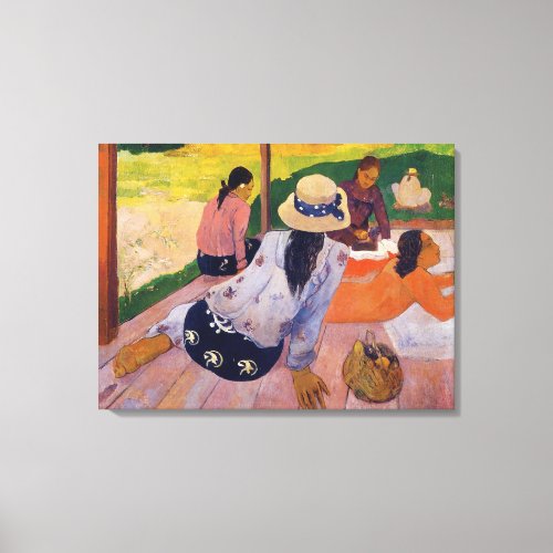 The Siesta _ Paul Gauguin Canvas Print