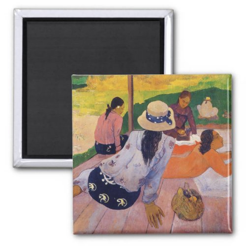 The Siesta _ Paul Gauguin Magnet