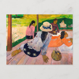 The Siesta Paul Gauguin Postcard
