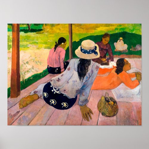 The Siesta  Paul Gauguin   Poster