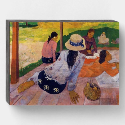 The Siesta _ Paul Gauguin Wooden Box Sign