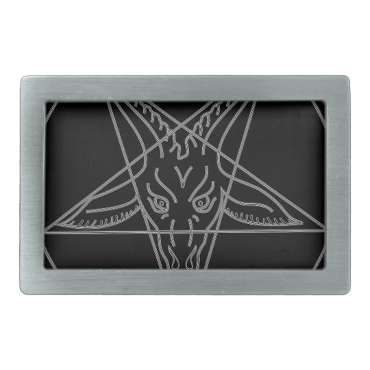 baphomet belt buckle