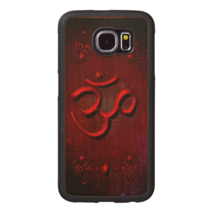 The sign om wood phone case