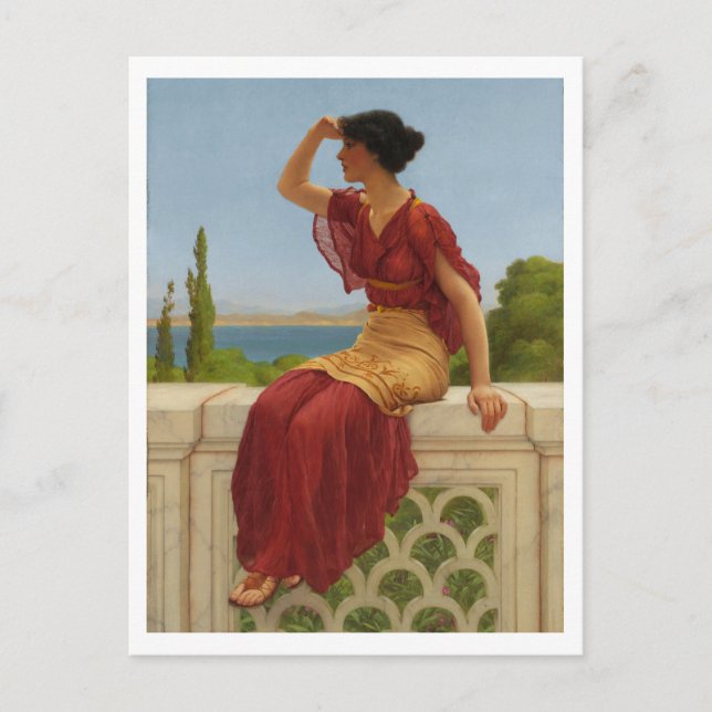 The Signal by John William Godward Postcard (Front)