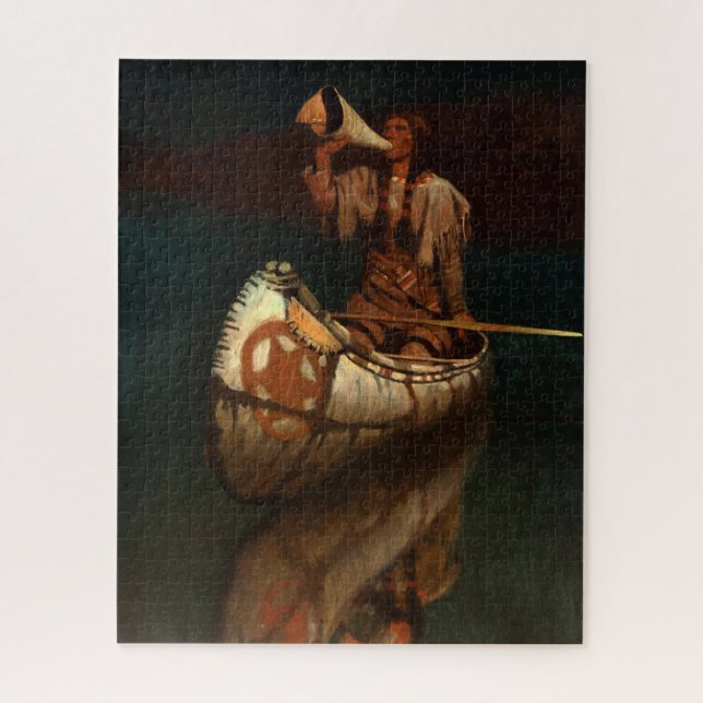 The Signal by Newell Convers Wyeth Jigsaw Puzzle (Vertical)