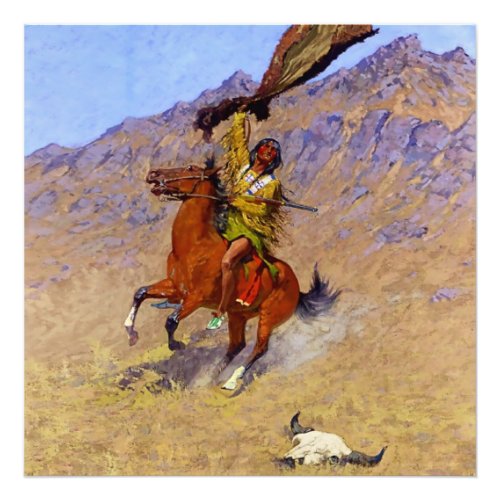 The Signal Western Art by Frederic Remington Photo Print