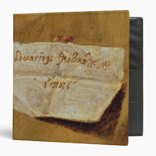 The signature of El Greco Binder